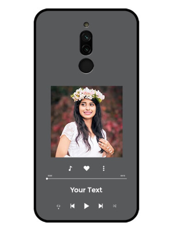 Custom Xiaomi Redmi 8 Custom Glass Mobile Case - Play The Music Design