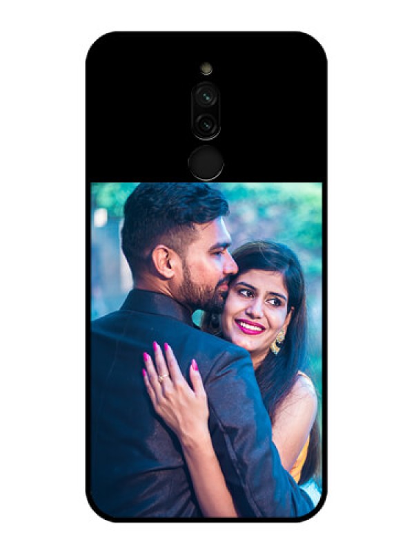 Custom Redmi8 Custom Glass Phone Case - Upload Full Picture With Custom Color Design