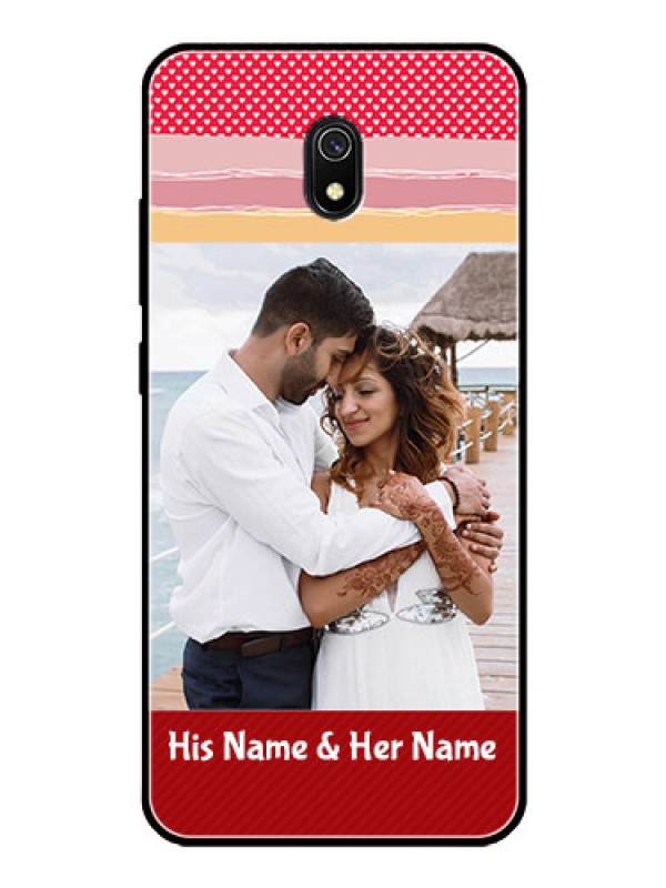 Custom Redmi 8A Custom Glass Mobile Case  - Premium Case Design