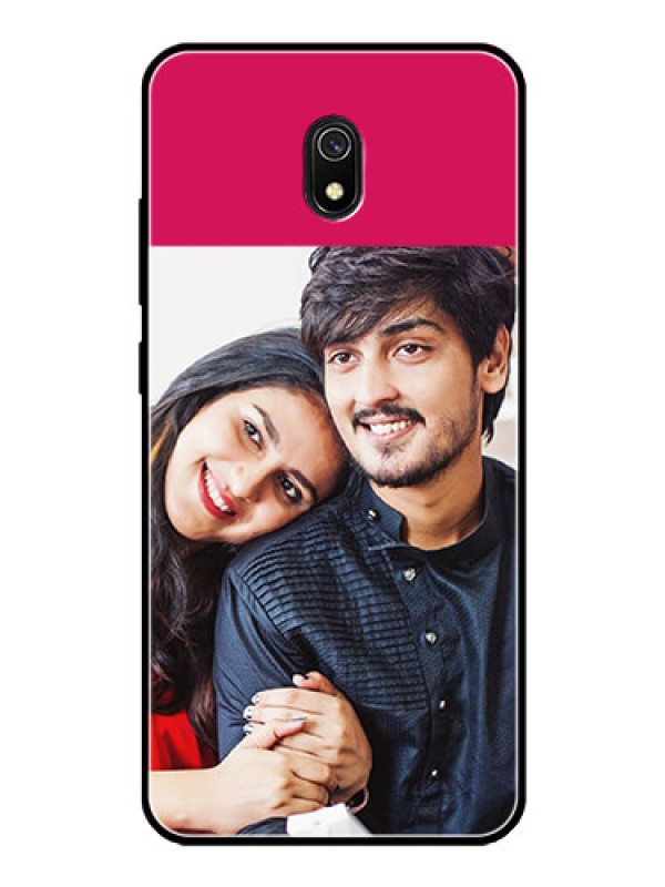 Custom Redmi 8A Custom Glass Mobile Case  - Anniversary Cover Design