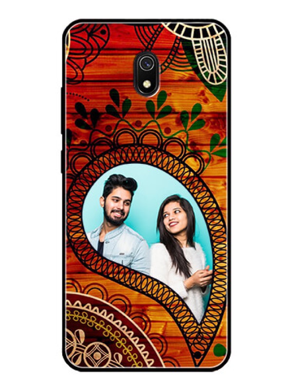 Custom Redmi 8A Personalized Glass Phone Case  - Abstract Colorful Design