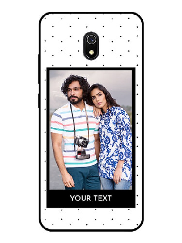 Custom Redmi 8A Photo Printing on Glass Case  - Premium Design