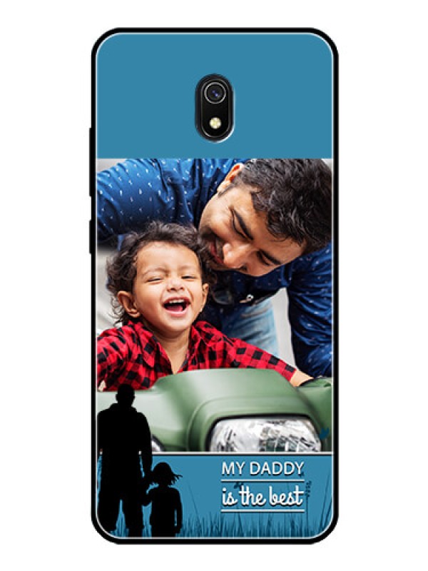 Custom Redmi 8A Custom Glass Mobile Case  - Best dad design 