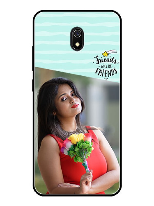 Custom Redmi 8A Custom Glass Phone Case  - Friends Picture Icon Design