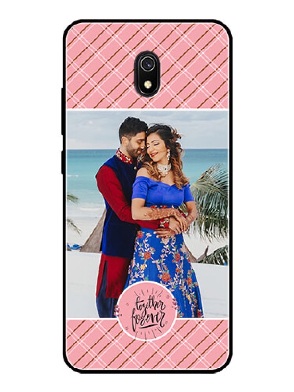 Custom Redmi 8A Personalized Glass Phone Case  - Together Forever Design