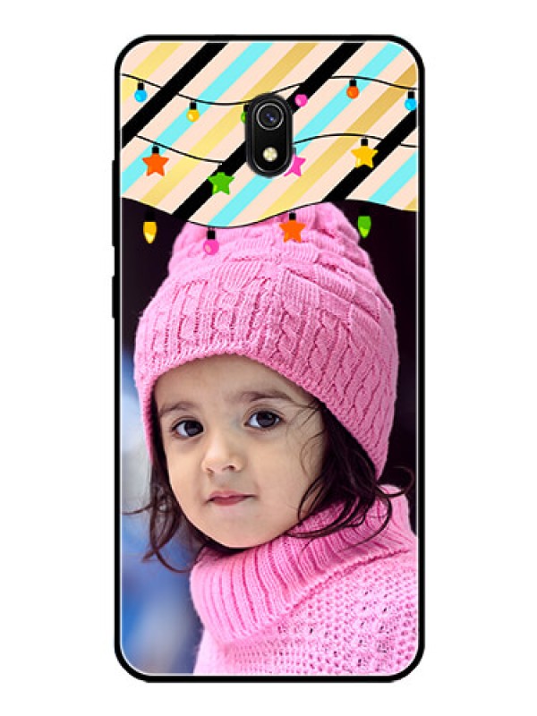 Custom Redmi 8A Custom Glass Mobile Case  - Lights Hanging Design