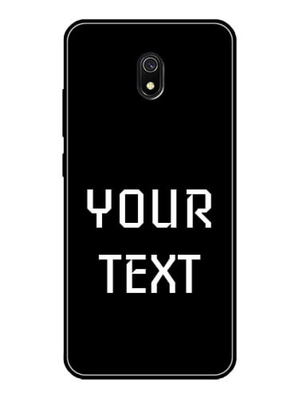 Custom Redmi 8A Your Name on Glass Phone Case