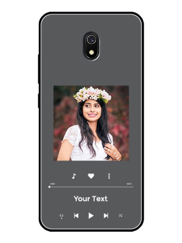 Custom Xiaomi Redmi 8A Custom Glass Mobile Case - Play The Music Design