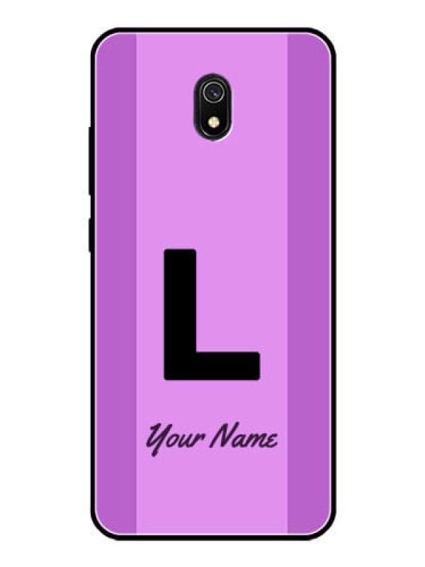 Custom Xiaomi Redmi 8A Custom Glass Phone Case - Tricolor custom text Design