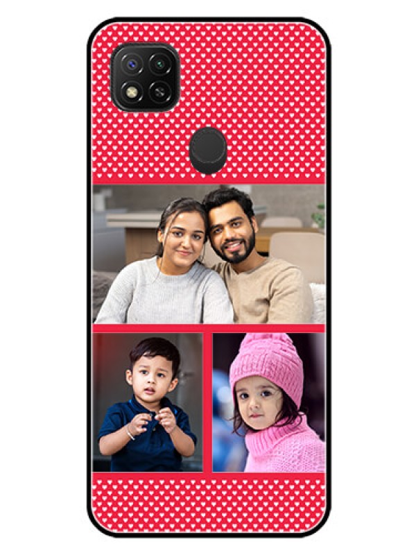 Custom Redmi 9 Activ Personalized Glass Phone Case  - Bulk Pic Upload Design