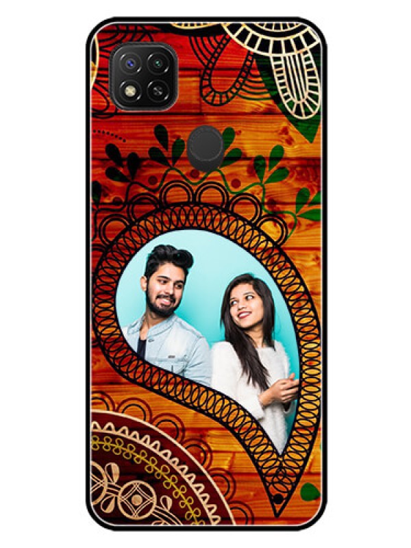 Custom Redmi 9 Activ Personalized Glass Phone Case  - Abstract Colorful Design
