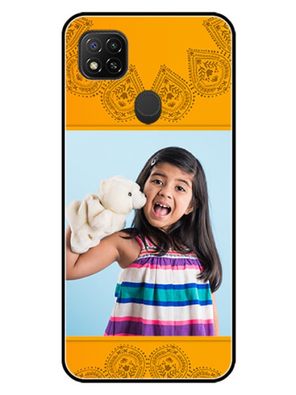 Custom Redmi 9 Activ Personalized Glass Phone Case  - Photo Wedding Design 