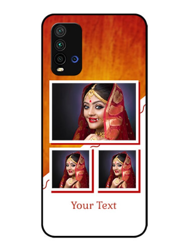 Custom Redmi 9 Power Custom Glass Phone Case  - Wedding Memories Design  