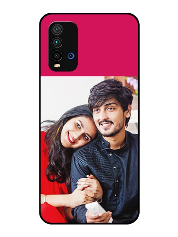 Custom Redmi 9 Power Custom Glass Mobile Case  - Anniversary Cover Design