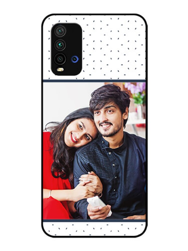 Custom Redmi 9 Power Personalized Glass Phone Case  - Premium Dot Design