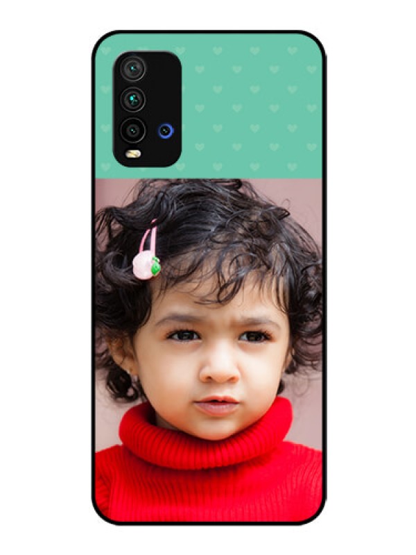 Custom Redmi 9 Power Custom Glass Phone Case  - Lovers Picture Design