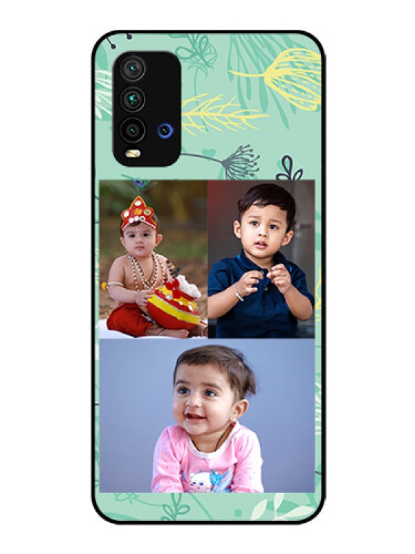 Custom Redmi 9 Power Photo Printing on Glass Case  - Forever Family Design 