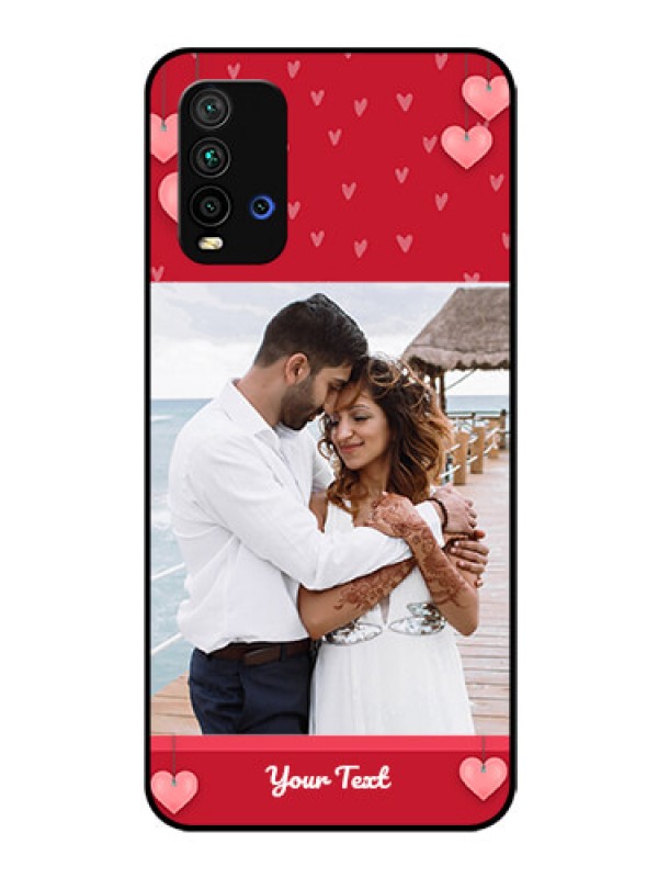 Custom Redmi 9 Power Custom Glass Phone Case  - Valentines Day Design