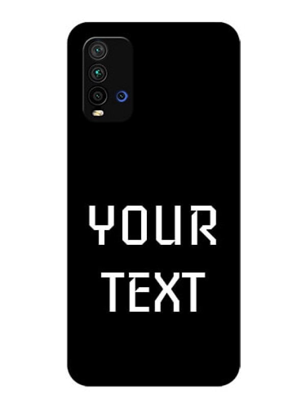 Custom Redmi 9 Power Your Name on Glass Phone Case