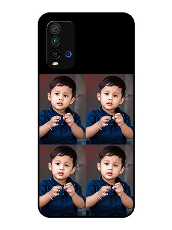 Custom Redmi 9 Power 4 Image Holder on Glass Mobile Cover