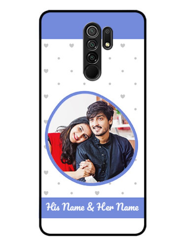 Custom Redmi 9 Prime Photo Printing on Glass Case  - Premium Case Design