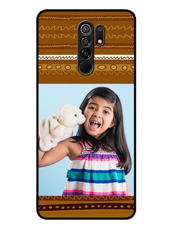 Custom Redmi 9 Prime Custom Glass Phone Case  - Friends Picture Upload Design 