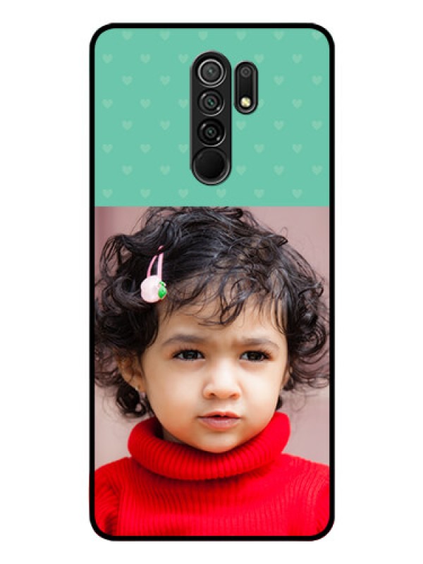 Custom Redmi 9 Prime Custom Glass Phone Case  - Lovers Picture Design