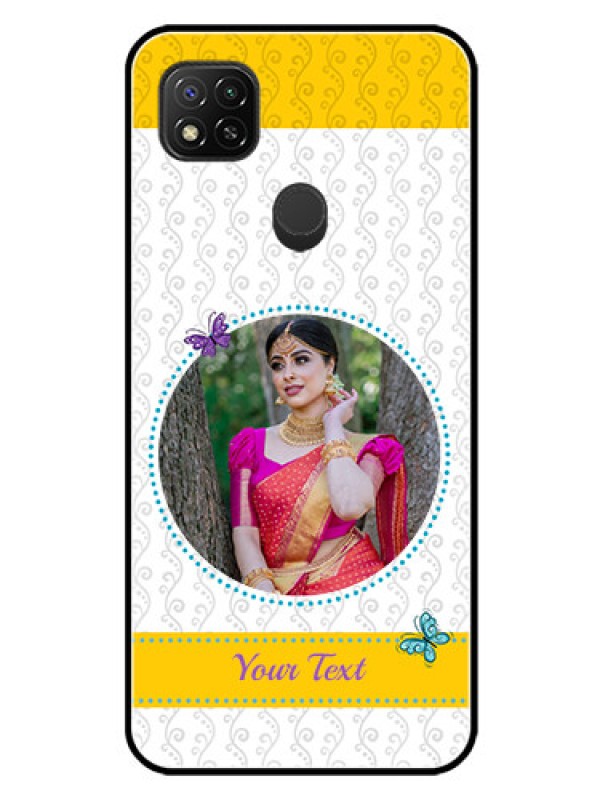 Custom Redmi 9 Custom Glass Mobile Case  - Girls Premium Case Design