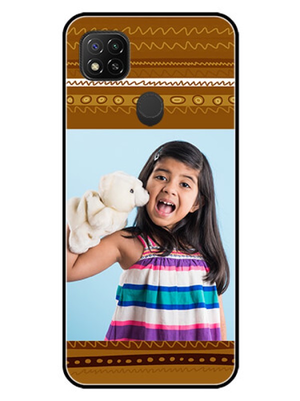 Custom Redmi 9 Custom Glass Phone Case  - Friends Picture Upload Design 