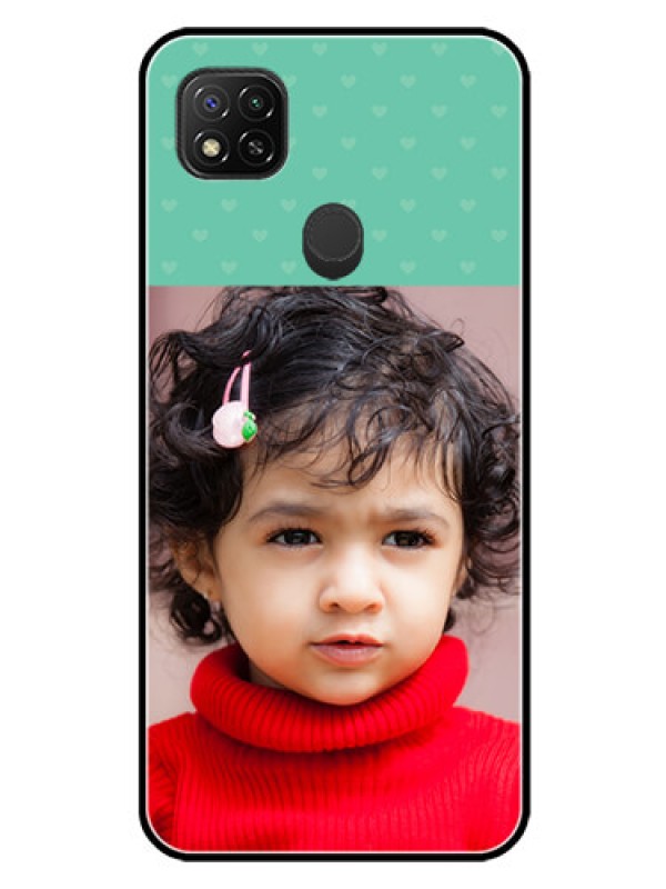 Custom Redmi 9 Custom Glass Phone Case  - Lovers Picture Design