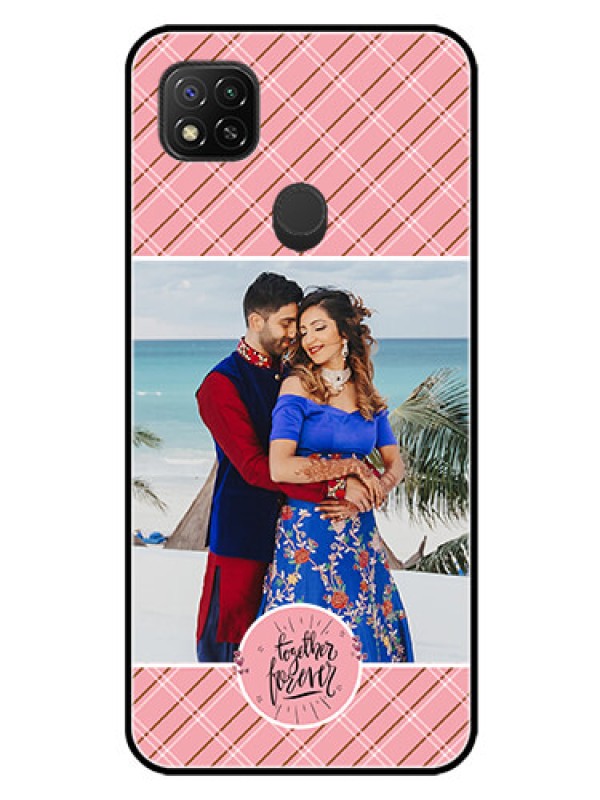 Custom Redmi 9 Personalized Glass Phone Case  - Together Forever Design