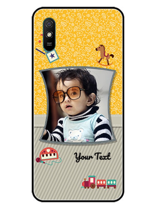 Custom Redmi 9A Sport Personalized Glass Phone Case  - Baby Picture Upload Design