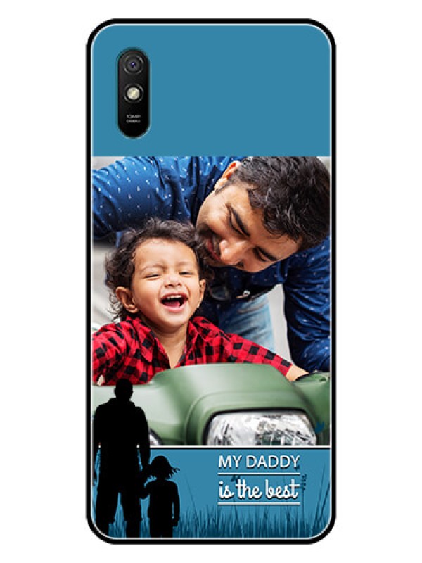 Custom Redmi 9A Sport Custom Glass Mobile Case  - Best dad design 