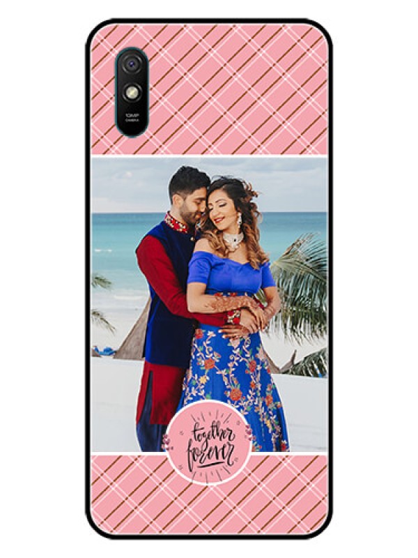 Custom Redmi 9A Sport Personalized Glass Phone Case  - Together Forever Design