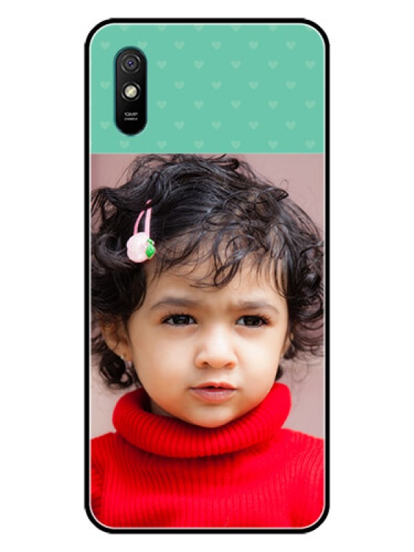 Custom Redmi 9A Custom Glass Phone Case  - Lovers Picture Design