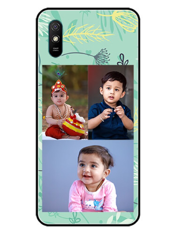 Custom Redmi 9i Sport Photo Printing on Glass Case  - Forever Family Design 