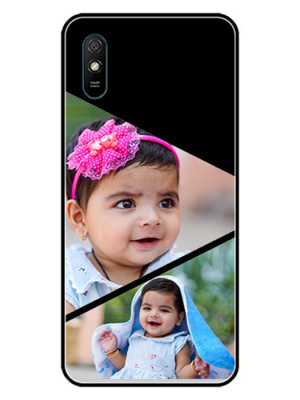 Custom Redmi 9i Sport Custom Glass Phone Case  - Semi Cut Design