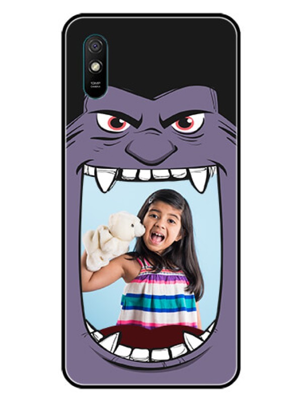 Custom Redmi 9i Sport Custom Glass Phone Case  - Angry Monster Design