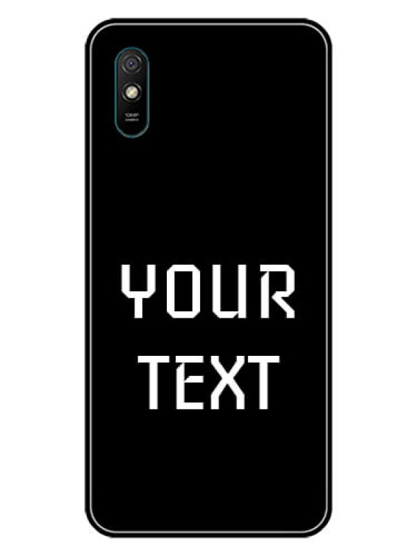 Custom Redmi 9i Your Name on Glass Phone Case