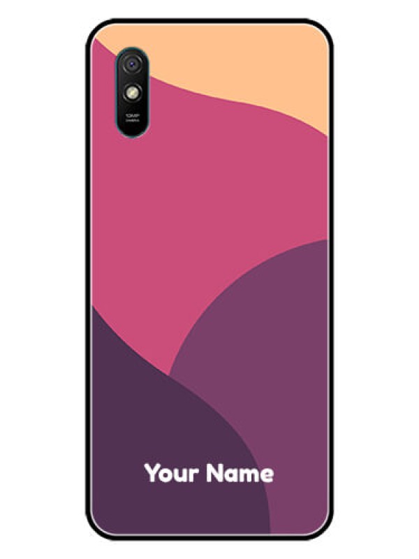 Custom Xiaomi Redmi 9I Custom Glass Phone Case - Mixed Multi-colour abstract art Design