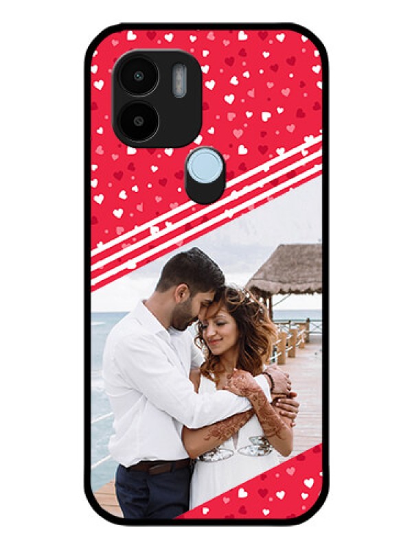 Custom Xiaomi Redmi A1 Plus Custom Glass Mobile Case - Valentines Gift Design