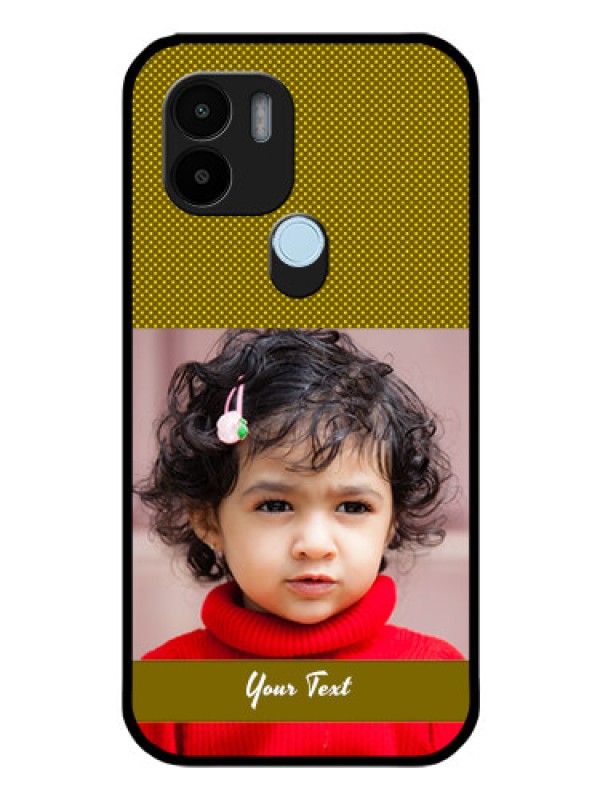 Custom Xiaomi Redmi A1 Plus Custom Glass Phone Case - Simple Green Color Design
