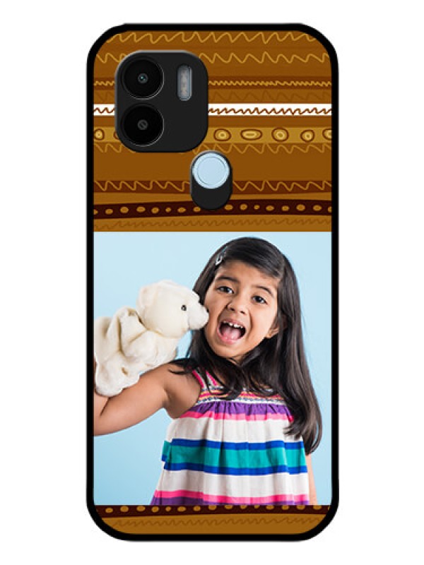 Custom Xiaomi Redmi A1 Plus Custom Glass Phone Case - Friends Picture Upload Design