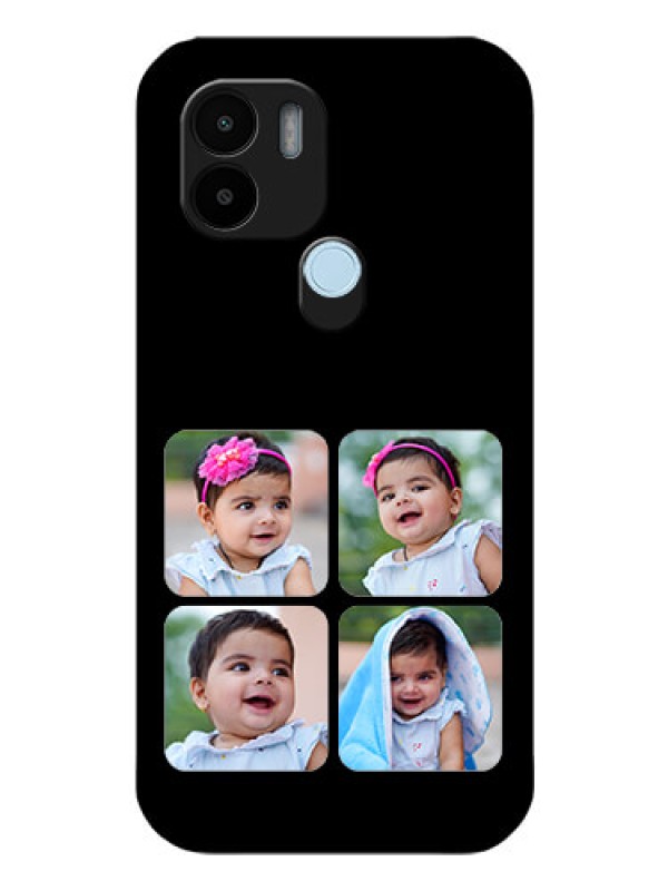 Custom Xiaomi Redmi A1 Plus Photo Printing on Glass Case - Multiple Pictures Design