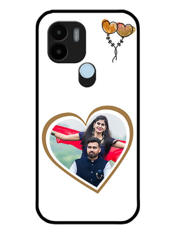 Custom Xiaomi Redmi A1 Plus Custom Glass Mobile Case - You & Me Design