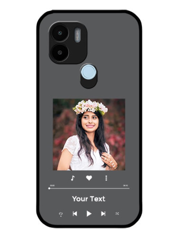 Custom Xiaomi Redmi A1 Plus Custom Glass Mobile Case - Play The Music Design