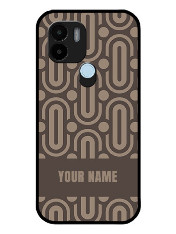 Custom Xiaomi Redmi A1 Plus Custom Glass Phone Case - Captivating Zero Pattern Design