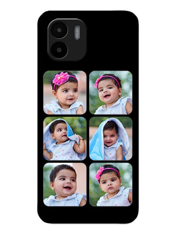 Custom Redmi A1 Photo Printing on Glass Case - Multiple Pictures Design