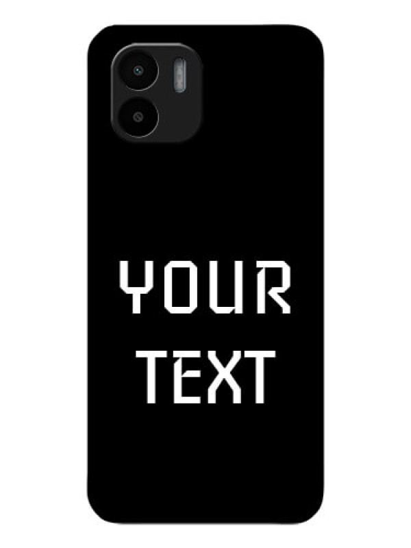 Custom Redmi A1 Your Name on Glass Phone Case