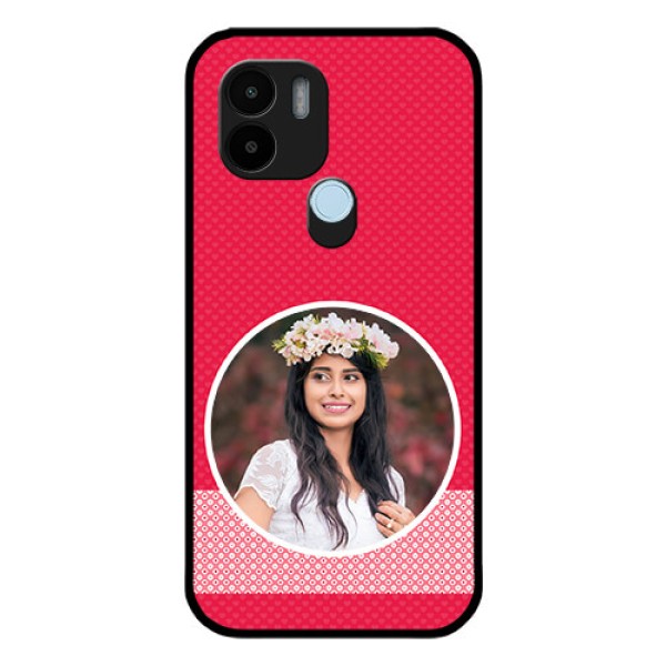 Xiaomi Redmi A2 Plus Personalised Glass Phone Case - Pink Pattern Design Xiaomi Redmi A2 Plus Personalised Glass Phone Case - Pink Pattern Design